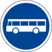 B27a Panneau obligation voie bus